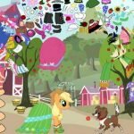 Игра Пони одевалки