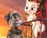 Игра Кошка Анджела и Кот Том