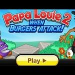Игра Гамбургеры Папы Луи