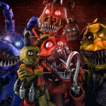 Игра Фнаф 4 аниматроники