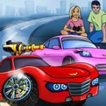 Игра Красная машинка убегает