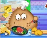 Игра Поу готовит еду