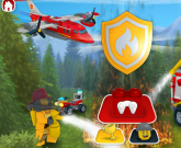 Игра Пожарные Лего