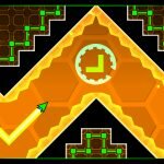 Игра Кубик прыгает через шипы