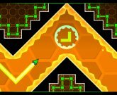 Игра Кубик прыгает через шипы
