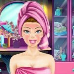 Игра Уход за личиком Барби