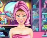 Игра Уход за личиком Барби