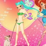 Игра Винкс 20: выгул собак