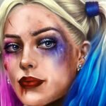 Игра Макияж харли квинн