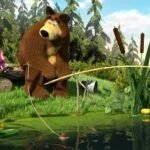 Игра Маша и Медведь рыбалка