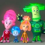 Игра Фиксики: пазлы про Папуса и Нолика
