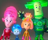 Игра Фиксики: пазлы про Папуса и Нолика