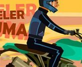Игра Мотоцикл в пробке