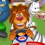 Игра Электромобили в зоопарке