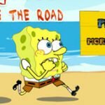 Игра Спанч Боб бродилка: Перейти дорогу
